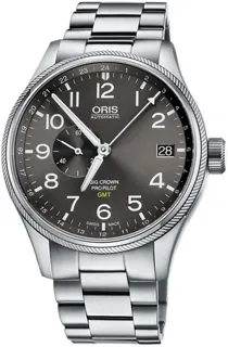 Oris Big Crown 01 748 7710 4063-07 8 22 19 Stainless steel Gray