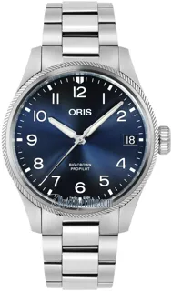 Oris Big Crown 01 751 7761 4065-07 8 20 08P Stainless steel Blue