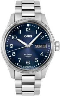 Oris Big Crown 01 752 7760 4065-07 8 22 08P Stainless steel Blue