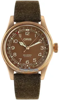 Oris Big Crown 01 754 7741 3166-07 5 20 74BR Bronze Brown