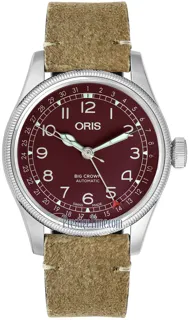 Oris Big Crown 01 754 7741 4068-07 5 20 50 Stainless steel Red