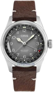 Oris Big Crown 01 754 7779 4063-Set Stainless steel Gray