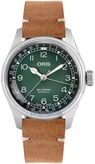 Oris Big Crown 01 754 7779 4067-Set Stainless steel Green