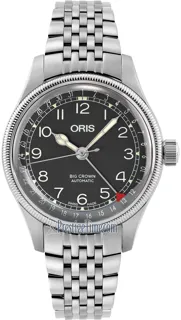 Oris Big Crown Pointer Date 01 754 7749 4064-07 8 17 22 Stainless steel Black