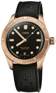 Oris Divers 01 733 7771 3154-07 4 19 18BR Bronze Black