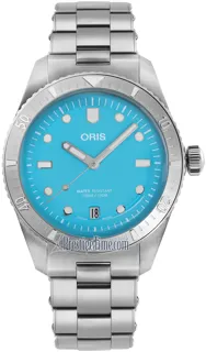 Oris Divers 01 733 7771 4055-07 8 19 18 Stainless steel Blue