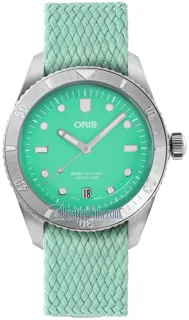 Oris Divers 01 733 7771 4057-07 3 19 03S Stainless steel Green