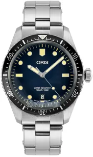 Oris Divers Sixty Five 01 733 7707 4055-07 8 20 18 Stainless steel Blue