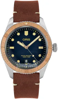 Oris Divers Sixty Five 01 733 7707 4355-07 5 20 45 Bronze and Stainless steel Blue