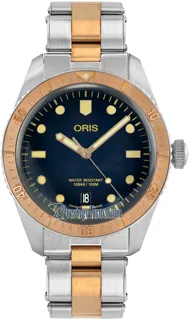 Oris Divers Sixty Five 01 733 7707 4355-07 8 20 17 Bronze and Stainless steel Blue