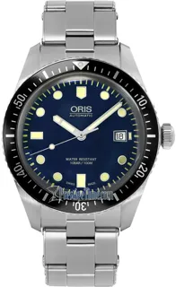 Oris Divers Sixty Five 01 733 7720 4055-07 8 21 18 Stainless steel Blue