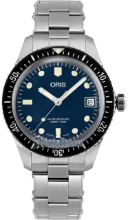 Oris Divers Sixty Five 01 733 7747 4055-07 8 17 18 Stainless steel Blue