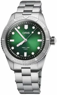 Oris Divers Sixty Five 01 400 7774 4057-07 8 19 18 Stainless steel Green