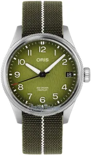 Oris ProPilot 01 751 7761 4187-Set Stainless steel Green