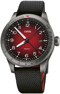 Oris ProPilot 01 798 7773 4268-07 3 20 14GLC Stainless steel Red