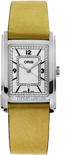 Oris Rectangular 01 561 7783 4061-07 5 19 15 25.5mm Stainless steel White