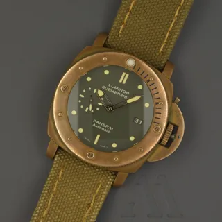 Panerai Luminor Submersible PAM 00382 Bronze and Titanium Green