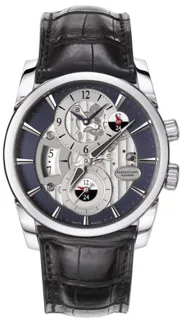 Parmigiani Fleurier Tonda Hémisphères PFC231-0001800-HA3142 42mm Stainless steel Blue