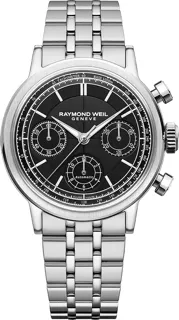 Raymond Weil Millesime 7765-ST-20001 Stainless steel Black