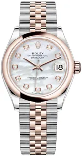 Rolex Datejust 31 278241 Rose gold and Stainless steel White