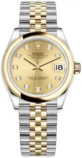 Rolex Datejust 31 278243 Yellow gold and Stainless steel Champagne