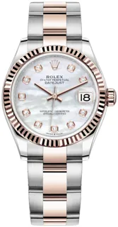 Rolex Datejust 31 278271 Rose gold and Stainless steel White