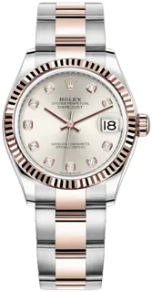 Rolex Datejust 31 278271 Rose gold and Stainless steel Silver