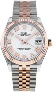 Rolex Datejust 31 278271 Rose gold and Stainless steel White