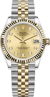 Rolex Datejust 31 278273 Yellow gold and Stainless steel Champagne