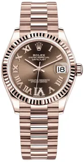 Rolex Datejust 31 278275 Everose gold Brown