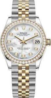 Rolex Datejust 31 278383RBR Yellow gold and Stainless steel White