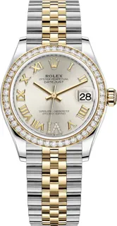 Rolex Datejust 31 278383RBR Yellow gold and Stainless steel Silver