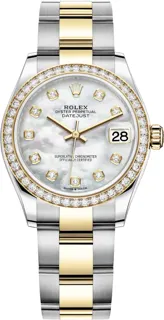 Rolex Datejust 31 278383RBR Yellow gold and Stainless steel White