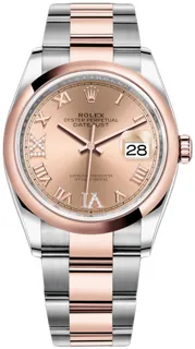 Rolex Datejust 36 126201 36mm Rose gold and Stainless steel Pink