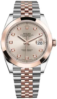 Rolex Datejust 41 126301 Rose gold and Stainless steel Gray