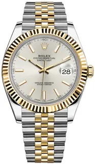 Rolex Datejust 41 126333 Yellow gold and Stainless steel Silver