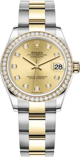 Rolex Datejust 31 278383RBR Yellow gold and Stainless steel Champagne