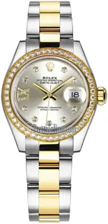 Rolex Lady-Datejust 279383RBR Yellow gold and Stainless steel Silver