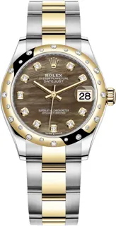 Rolex Datejust 31 278343RBR Yellow gold and Stainless steel Black