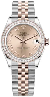 Rolex Datejust 31 278381RBR Rose gold and Stainless steel Pink