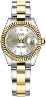 Rolex Lady-Datejust 279173 28mm Yellow gold and Stainless steel Silver