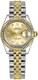 Rolex Lady-Datejust 279173 28mm Yellow gold and Stainless steel Champagne