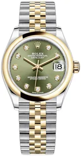 Rolex Datejust 31 278243 Yellow gold and Stainless steel Green