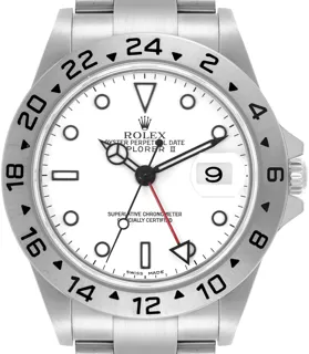 Rolex Explorer II 16570 Stainless steel White