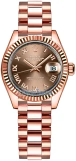 Rolex Lady-Datejust 279175 Everose gold Brown