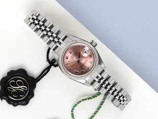 Rolex Lady-Datejust 69174 White gold and Stainless steel Pink