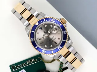 Rolex Submariner Date 16613LB Yellow gold and Stainless steel Silver