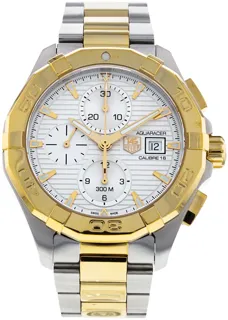 TAG Heuer Aquaracer CAY2121.BB0923 Yellow gold and Stainless steel Silver