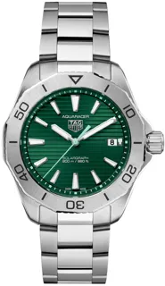 TAG Heuer Aquaracer wbp1115.ba0000 40mm Stainless steel Green