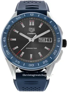 TAG Heuer Connected SBG8A11.BT6220 Stainless steel Black